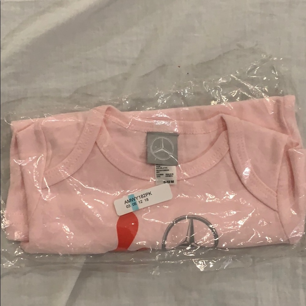 New in original plastic MERCEDES 6-12m long sleeve